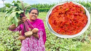 Beetroot Gravy / பீட்ரூட் கிரேவி - சாதம் சப்பாத்திக்கு அருமையாக இருக்கும் / Food Money Food #shorts