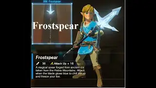 Zelda: BOTW [DLC Pack 1 & 2] Frostspear (Weapon Connoisseur )