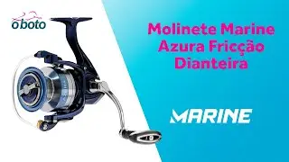 Molinete Marine Azura Fric&ccedil;&atilde;o Dianteira | Resist&ecirc;ncia e durabilidade pra sua pescaria