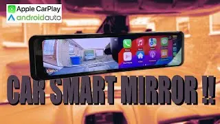 Умное зеркало для любого автомобиля — беспроводное CarPlay/Android Auto — SMARTBOX MIRROR