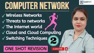 Computer Network in One Shot - Switching Techniques, Transmission Media,Internet & Cloud Computing