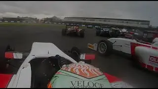 BRDC British Formula 3 F3 GB3 10.9.16 Donington GP Race 1 Tarun Reddy onboard by ShuntMonkey