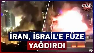 Tel Aviv'de Sirenler Çaldı, İsrailliler Dehşet İçinde Sığınaklara Koştu! | Star Ana Haber