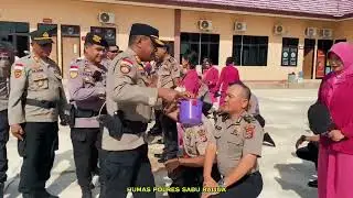 Polres Sabu Raijua melaksanakan Upacara Korps Raport Kenaikan Pangkat Periode 1 Januari 2026