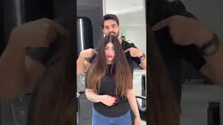 Amazing womens hair transformation#haircut #shorthairtolonghair #asmrviralreel