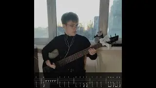 Молодой Платон, Пошлая Молли & Yanix &ndash; DON'T PLAY BAE (slowed)「 bass cover + TAB 」