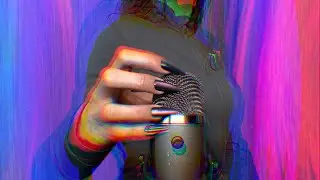 Psychedelic ASMR 🛸 Trippy Mic Scratching | Intense Tingles | No Talking