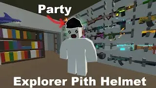 Party Explorer Pith Helmet | Unturned Mythical Showcase