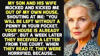 My Son And His Wife Taunted And Kicked Me Out Of My Own Home, But In Court, My Response... STORIES