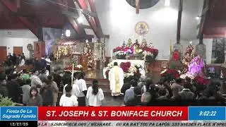 FIESTA DE LA SAGRADA FAMILIA 12/27/25 7:30PM MISA
