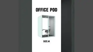 Size M office booths meeting pod #office #foryou #soundbarrier #soundproof #dividers #funny