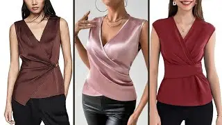 Blusa de satén de seda para mujer Modren 2026 #Stylewish