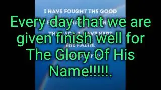 Finish well lyrics.-The Carr Family