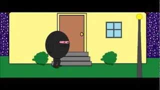 He's in motion- MS paint animation