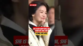 SHE IS VERY  HAPPY NOW, SONG HYE KYO FOUND TRUE LOVE #leeminho #minkyo #songhyekyo #shorts #reels