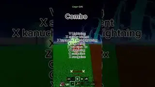 Combo Lightning #bloxfruits #lightning #combo