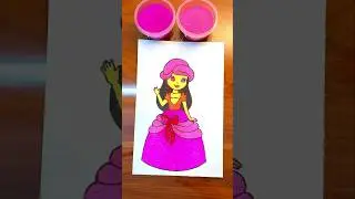 Princess Sand ASMR 👧❤️ #shorts #relaxing #satisfying #art #asmr #sandpainting #coloring #enjoy