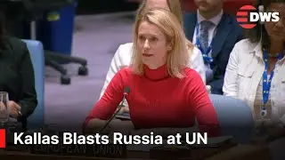 ВИДЕО: Каллас выступает в Совете Безопасности ООН по поводу нарушения воздушного пространства Эст...
