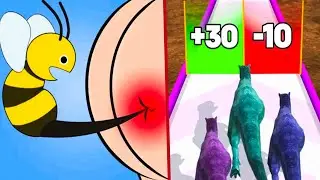 Help Me Tricky Story vs Dino Run 3D - All Levels Gameplay (Android,iOS) Part 1