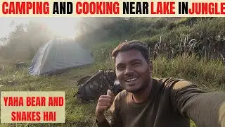 Night Camping In Heavy Rain | Campfire Cooking | Outdoor Cooking | North East India Vlog