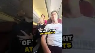 He shocked everyone on the plane 😯✈️