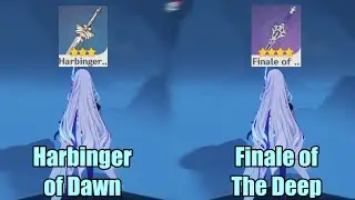 Skirk R5 Finale of the Deep (F2P 4⭐) Vs R5 Harbinger of Dawn (F2P 3⭐) || Genshin Impact