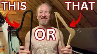 Amazon Basics Velvet Clothes Hangers versus Amazon Basics Wood Suit Clothes Hangers