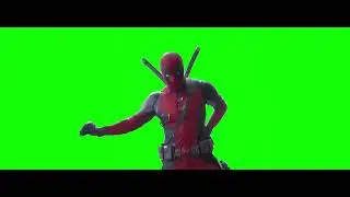 Deadpool Dancing to Bye Bye Bye meme - Deadpool and Wolverine - Green Screen
