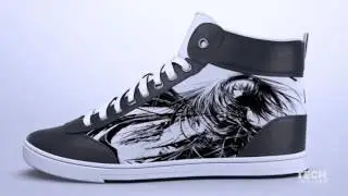 Smart shoes with animated displays