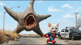 🔥 Starfish Monster Awakens 😱 Super Kitten&rsquo;s Biggest Nightmare | Animated Cat Story