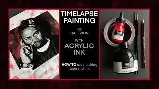 Raekwon | Timelapse Painting with acrylic ink