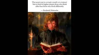 Nietzsche: The Surest Way to Corrupt a Youth&hellip; #philosophy #nietzsche #quotes #wisdom #shorts