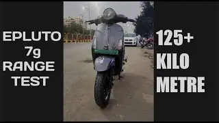 Epluto 7 g range test in eco mode || epluto 7g battery drain teet || epluto 7g with pillion.