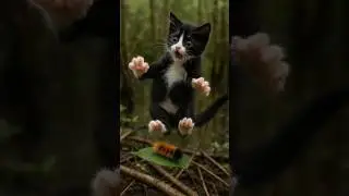 Kitten&rsquo;s Nightmare Begins | Attack of the Fuzzy Caterpillar