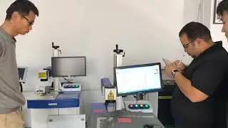 Ha! Egyptian customer is learning machines in our factory.
