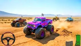Monster Truck Offroad Racing Simulator - 4x4 Monster Truck Racing Uphill - Android GamePlay 