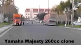 GY6 honda 150 clone vs. 260 Yamaha  Majesty