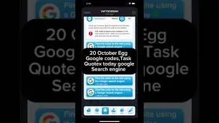 20 October yaytsogram Egg  google cod,task today Quotex task #ytshorts #shortsfeed #viralshorts