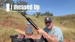 Will Dirt Stop a .50 Cal Bullet? Watch What Happens!
