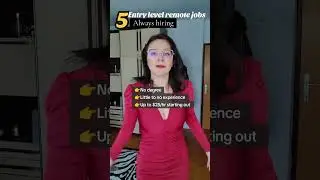 🔥 Get Hired Now: Explore 5 Entry Level Remote Jobs - see description