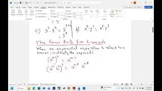 Simplifying Exponential Expressions