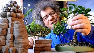 Casting My Sprites in Cement and Assembling the Temple's Mid Section, The Bonsai Zone, Feb 2021