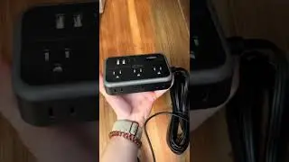 Space-saving Nightstand Charging Station| ChronoCharge 2-side Power Strip
