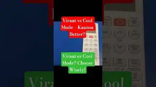 Viraat Mode vs Cool Mode &ndash; LG AC Best Setting? ❄️🔥
