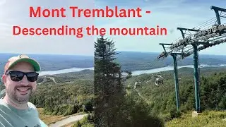 Mont Tremblant - Descending the mountain! Full 4K POV!