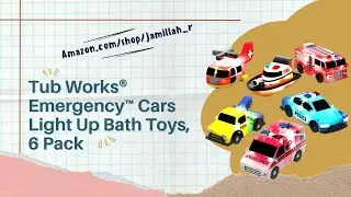 Tub Works Emergency Cars Review | Light-Up Bath Toys for Toddlers