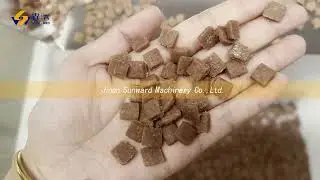 Cold pressed dog #feed manufacturing #plant cat food making machine baked #pet food production line