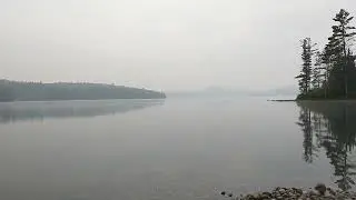 Loons call on Flack Lake, Mississagi Provincial Park - just North of Elliot Lake, Ontario