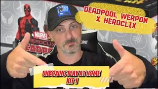 Warborg opens Heroclix Deadpool Weapon X Play at Home kit 1 | Warborg Gaming