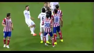 Sergio Ramos Fighting with Raul Garcia   Real Madrid vs Atl&eacute;tico Madrid 24 05 2014 HD